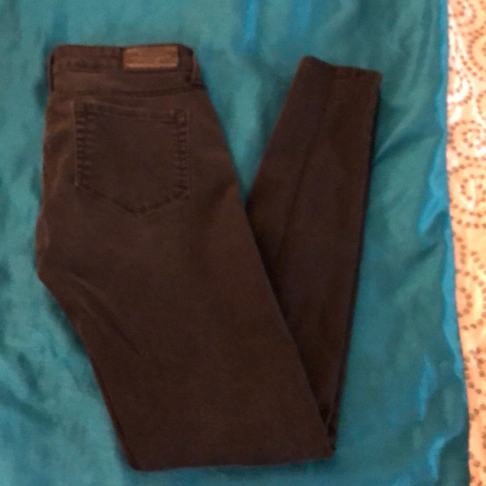 Mango Elektra Skinny Jeans Black | Stretch | Mid Rise | Sz 6